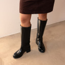 Ikar High Boots, glossy black
